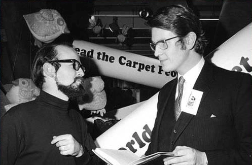 Terry Pratchett in 1968 interviewing Peter Bander van Duren