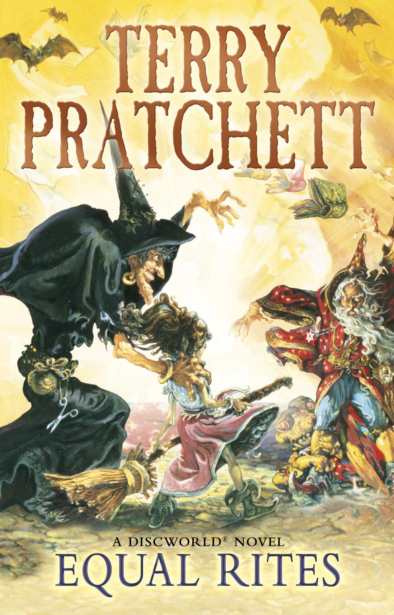 Discworld book 'Equal rites' cover